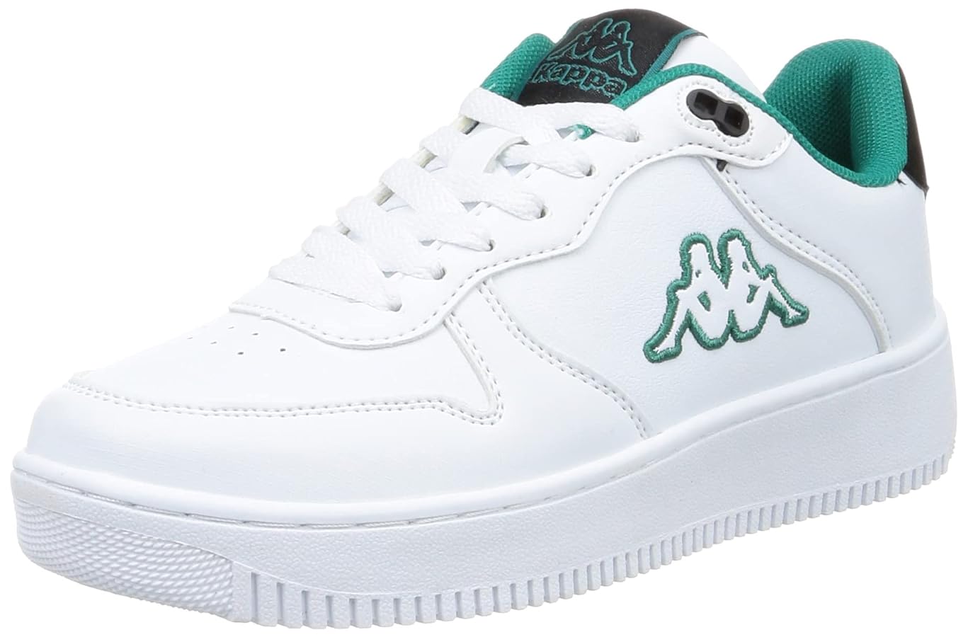 Amazon | [カッパ] スニーカー LOGO MASERTA white×green (SN116